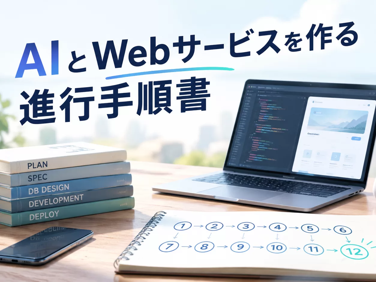 AIとWebサービスを作る進行手順書